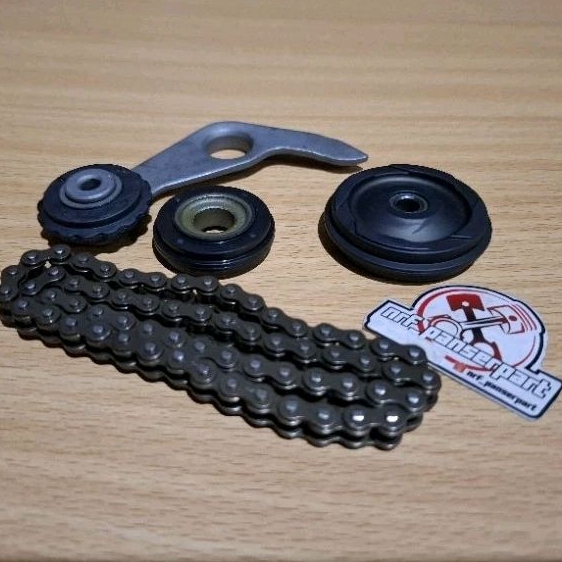 RANTE KETENG SUPRA X 125 FI HELM IN//ARM TENSIONER RANTAI KAMPRAT MESIN HONDA SUPRA X 125 KYZ FI INJ