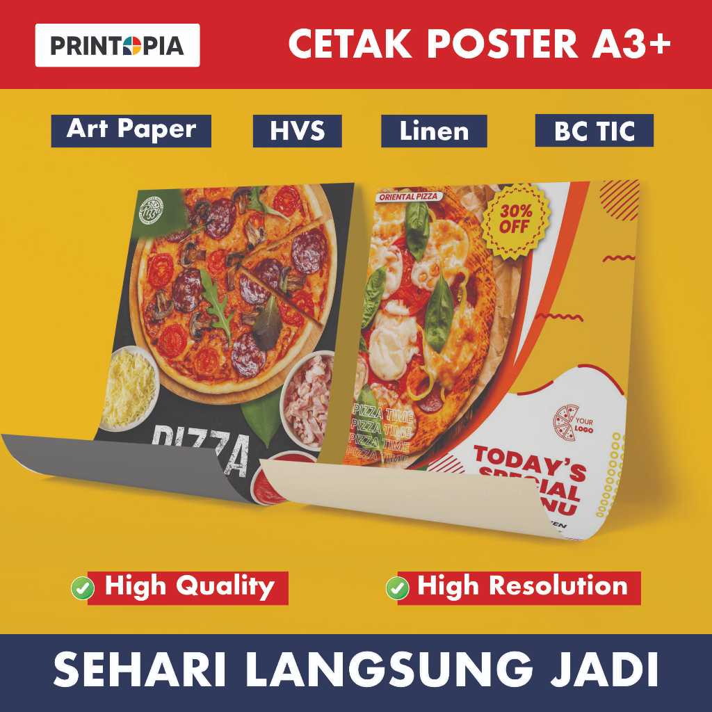 

Printopio I Cetak Poster Custom I Kertas Art Paper I Ukuran A3+