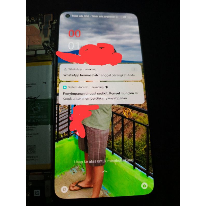 LCD ORI OPPO RENO 7Z 5G ORIGINAL COPOTAN MINUS