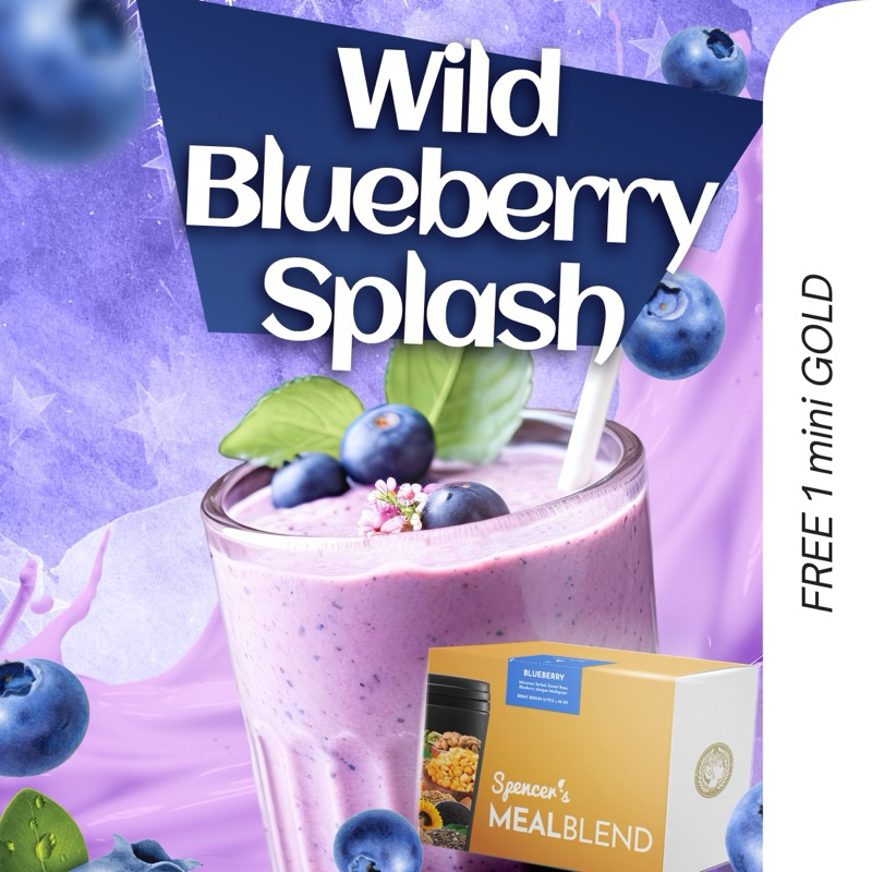 

Spencers Mealblend Wildberry Blueberry box @15 Sachet Meal Replacement Multigrain