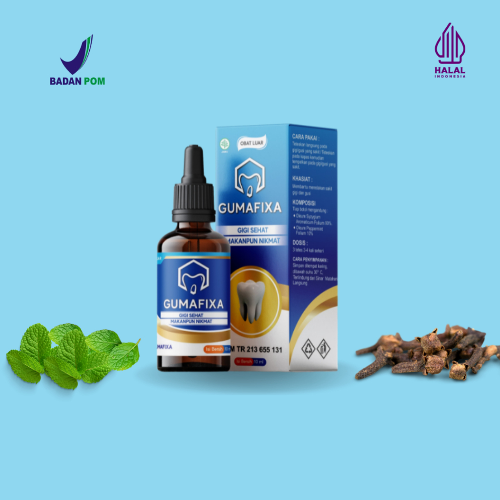 Obat Sakit Gigi Berlubang Paling Ampuh - GUMAFIXA 100% Herbal Cepat Sembuhkan Sakit Gigi Berlubang