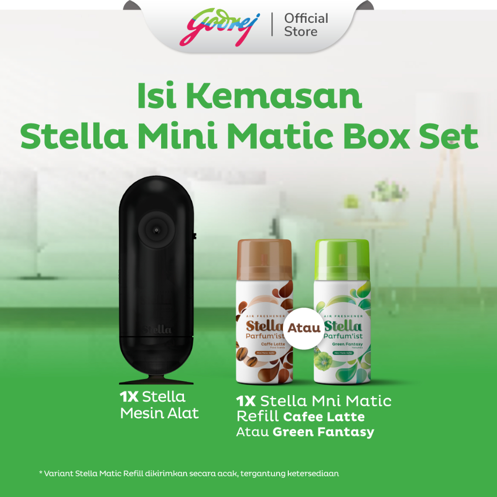 Stella Mini Matic Parfum'ist Set - Pengharum Ruangan Otomatis