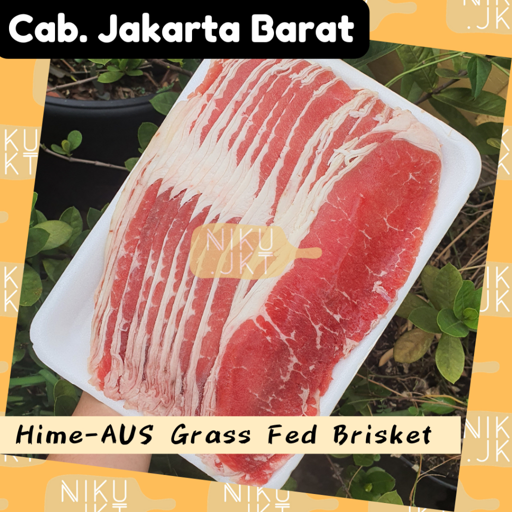 

Daging Sapi Beef Slice HALAL AUS Grass Fed Brisket Shabu - 500gr