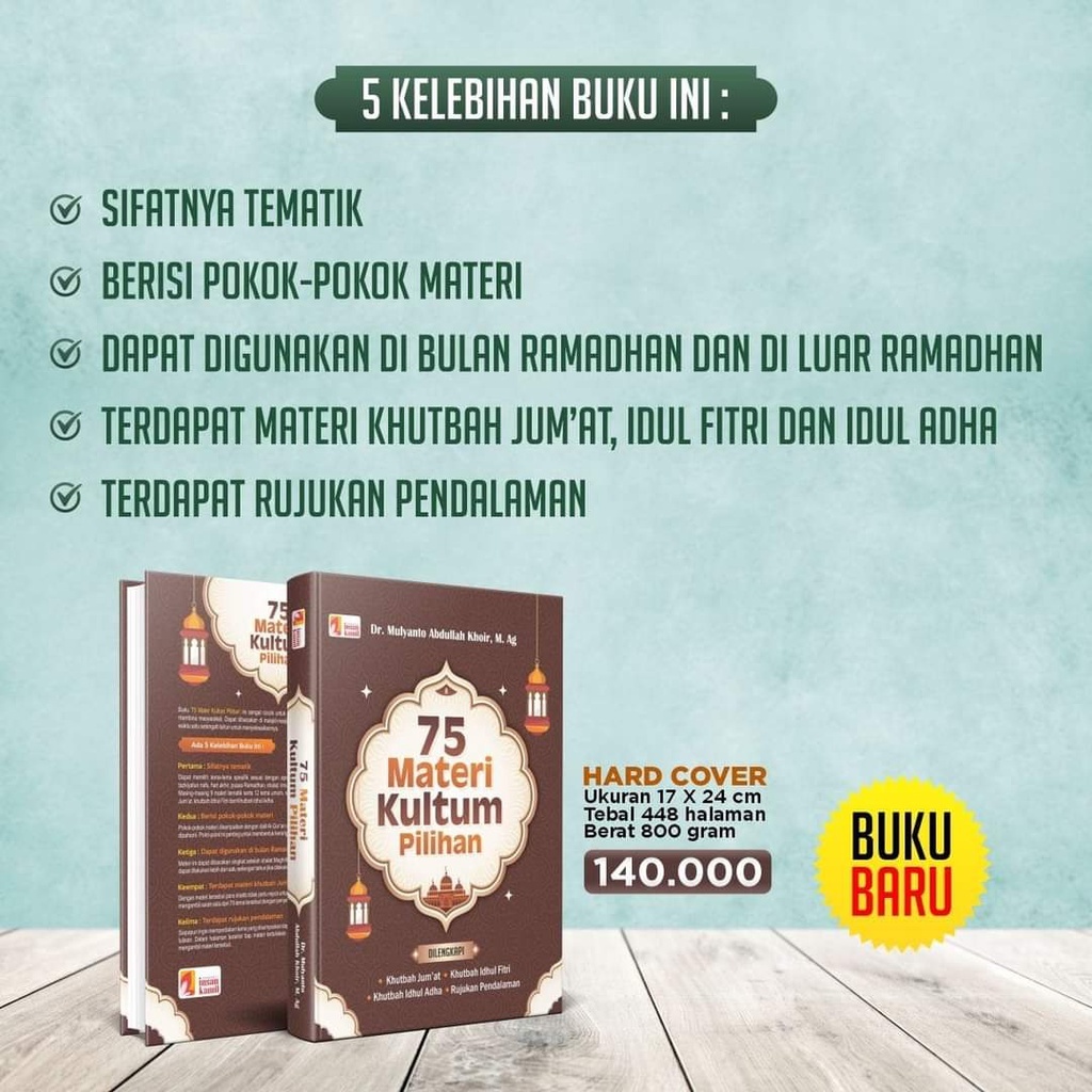 Buku 75 Materi Kultum Pilihan Insan Kamil