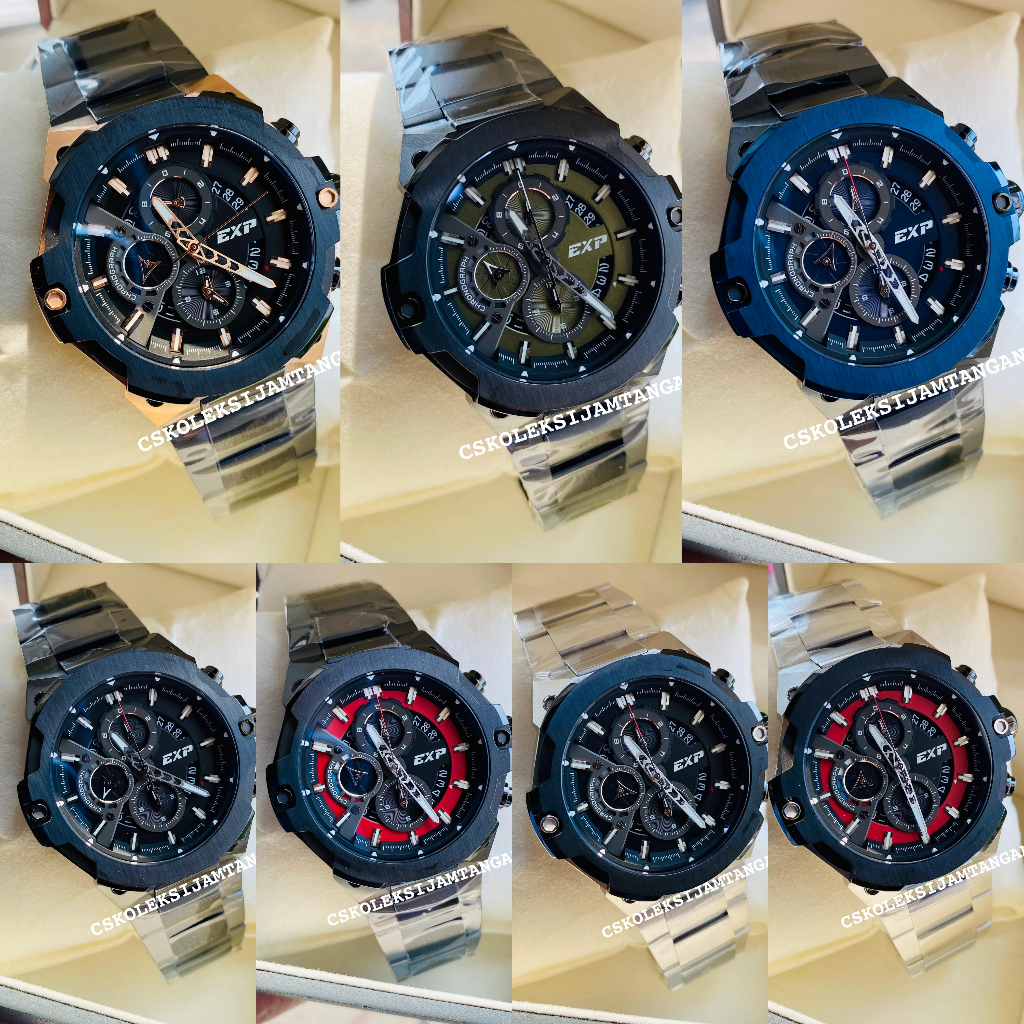 JAM TANGAN PRIA EXPEDITION E 6838 E6838 BLACK STAINLESS ORIGINAL GARANSI RESMI 1TAHUN