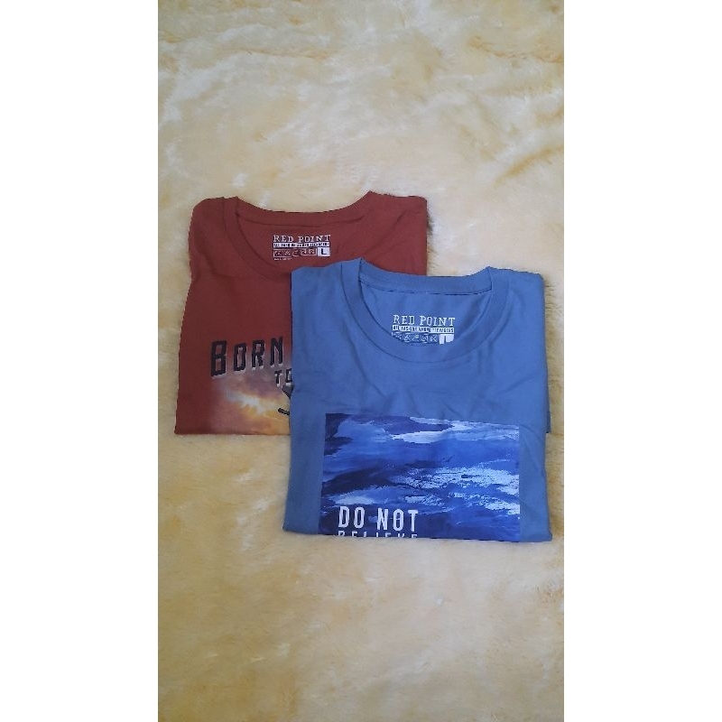 SALE //KAOS// RED POINT //DEWASA/BAJU/BRANDED