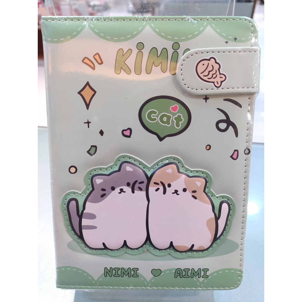 

Gramedia Mal Pekanbaru - (Original) Kako Kimiko Cat Magnetic Buckle Notebook A5 Green