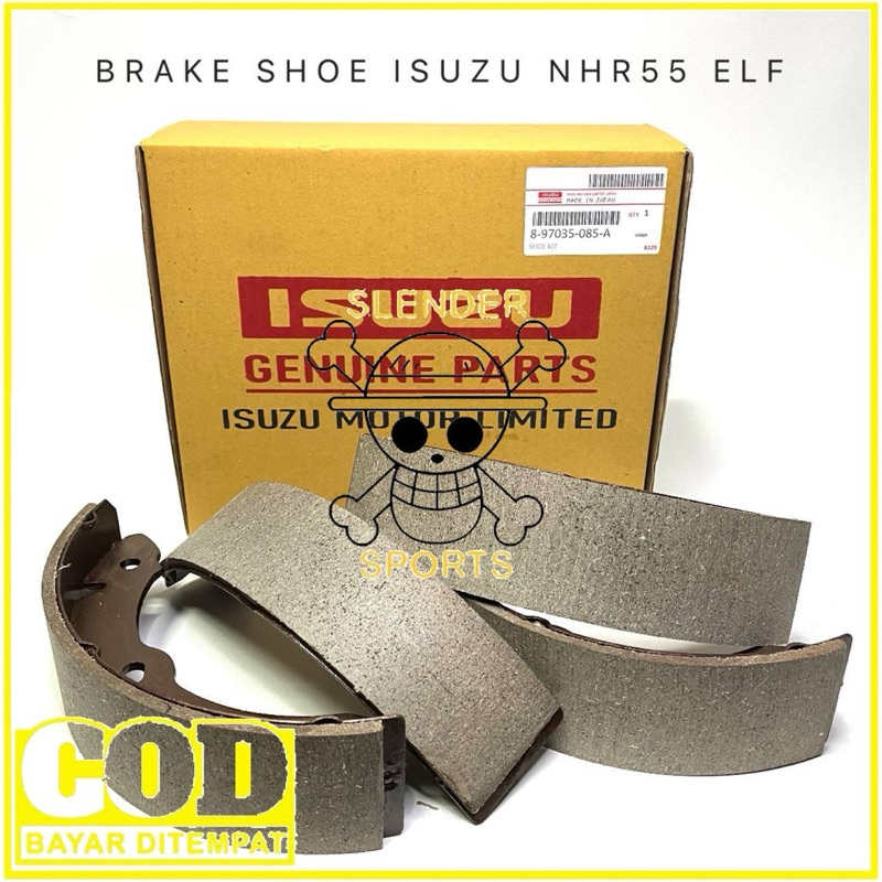 BRAKE SHOE NHR55 - BRAKE SHOE ISUZU NHR55 ELF - KAMPAS REM DEPAN BELAKANG ISUZU NHR55 ELF