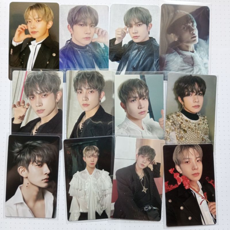 (ready) official pc heeseung dark blood db darkblood half full engene version selca maung kokop kons