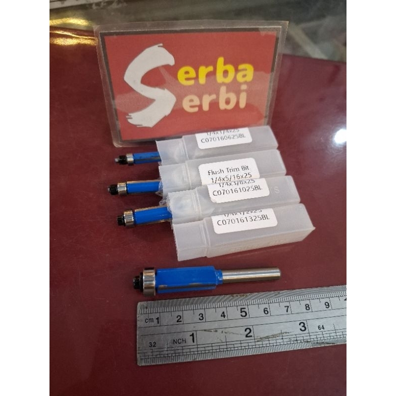 (STRAIGHT BIT MATA ROUTER) Alat ukir profil kayu perabot furniture