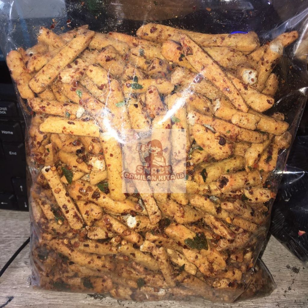 

BASRENG PEDAS KENCUR 150GR, 1/2 KG DAUN JERUK - ADAMSNACKSTORE