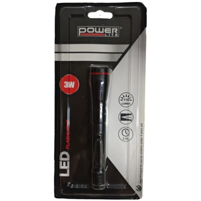 Power lite senter led flashlight 3 & 7 watt