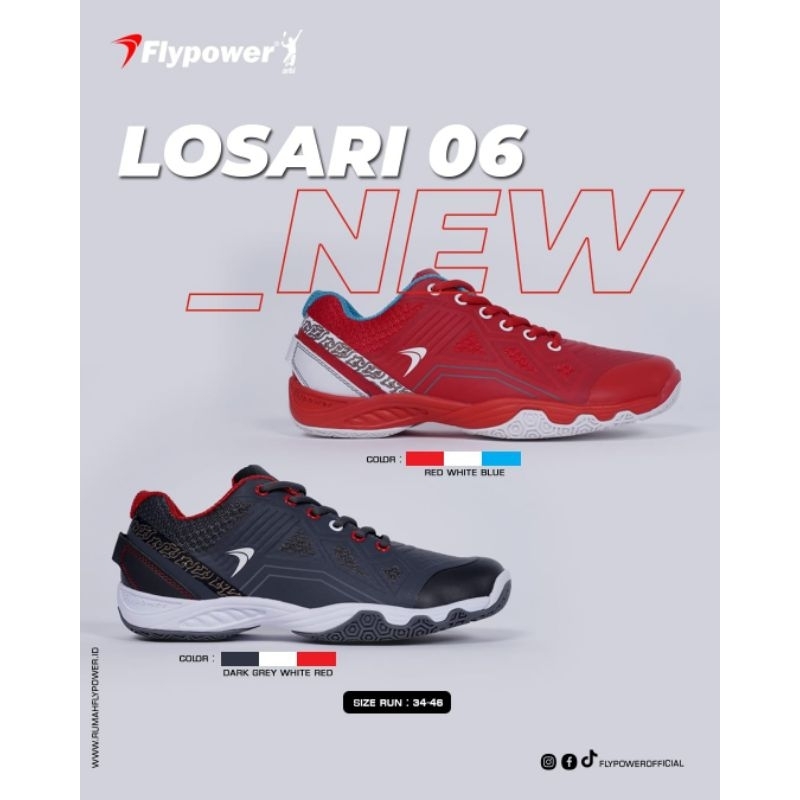 sepatu Flypower Losari 6 / sepatu badminton
