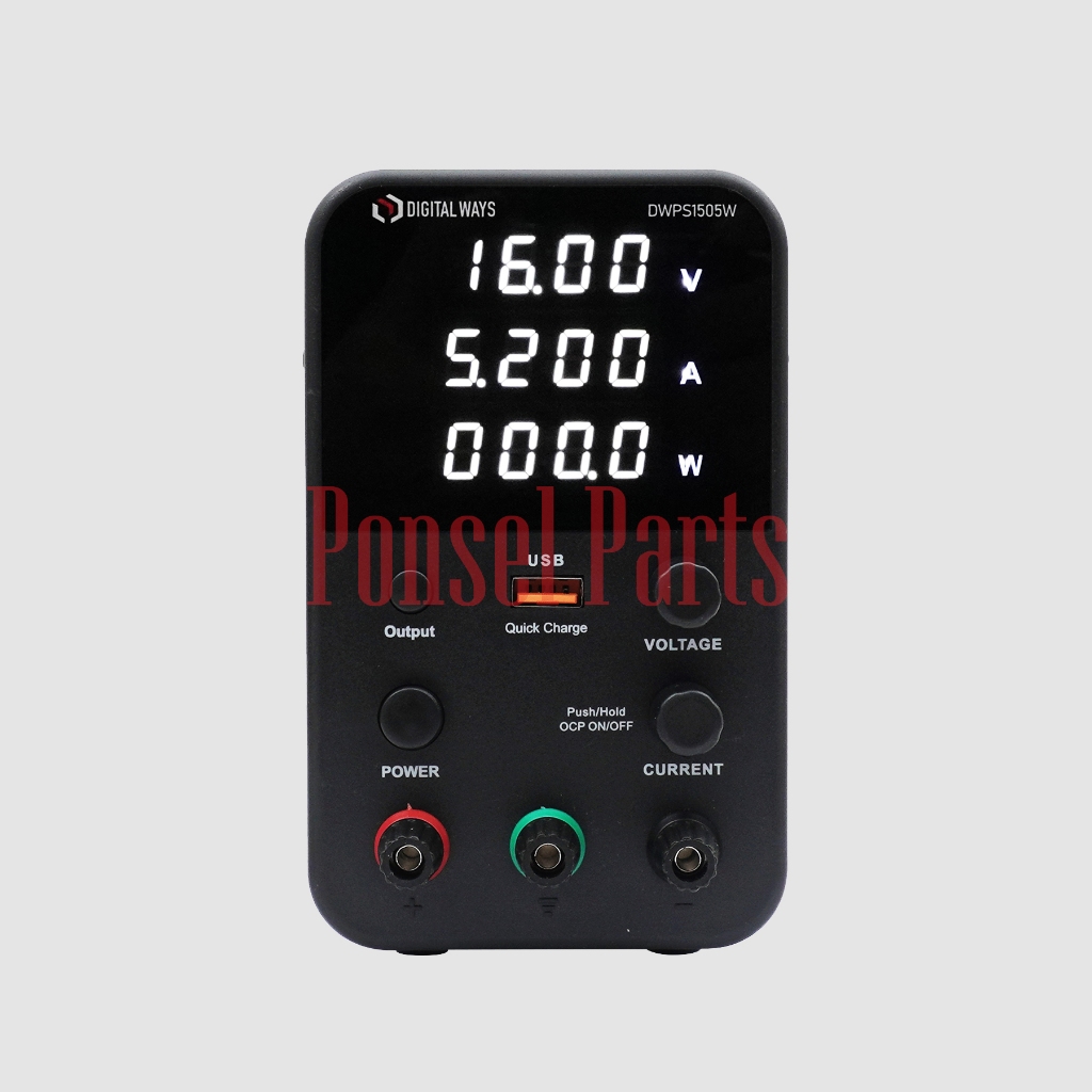 Power Supply Dc 15v 5a Digital Ways DWPS1505W