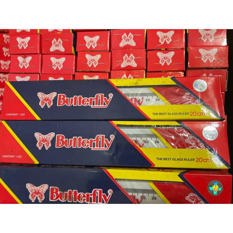 

Penggaris Butterfly /pck isi 12pcs