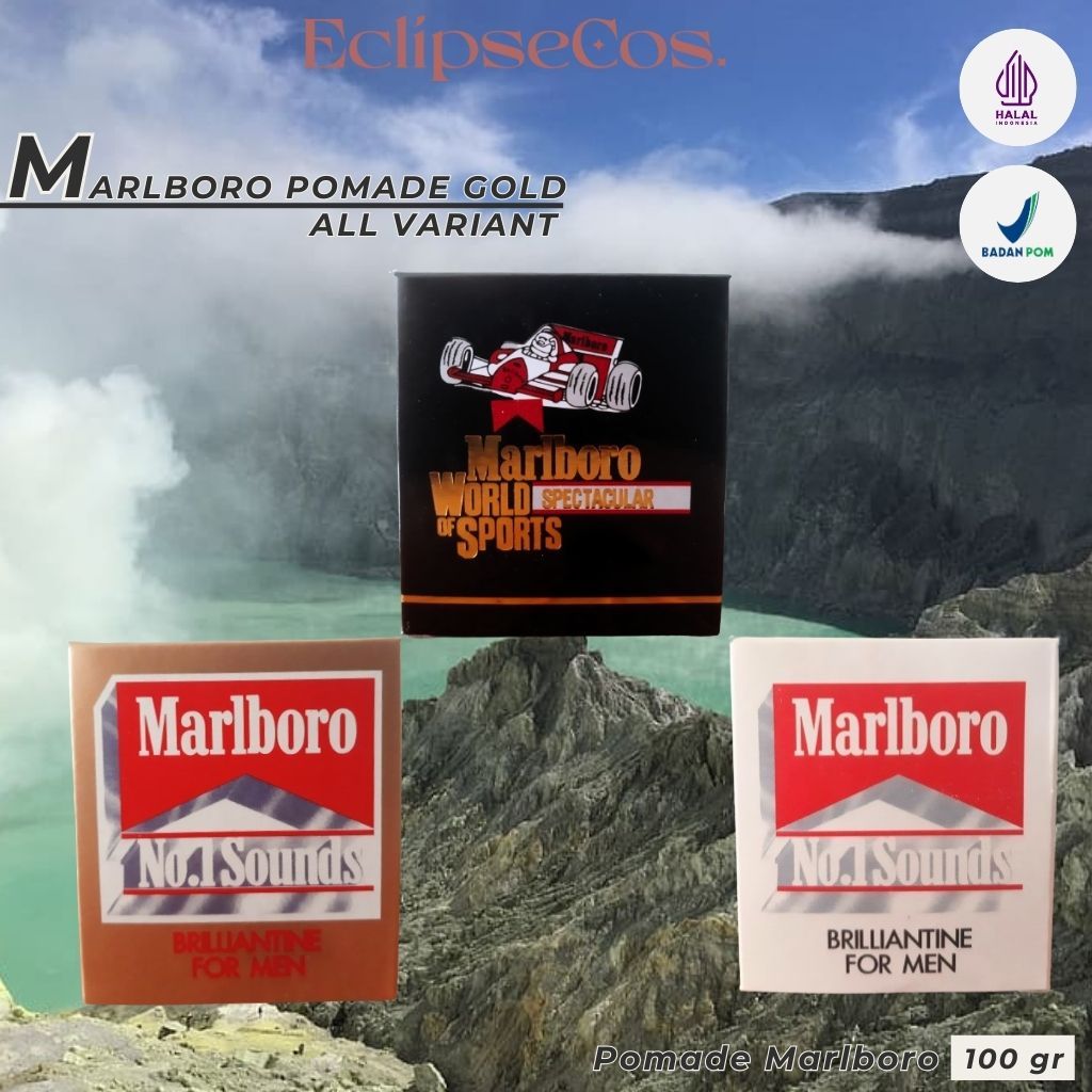 Pomade Minyak Rambut Pria Marlboro 100 gram