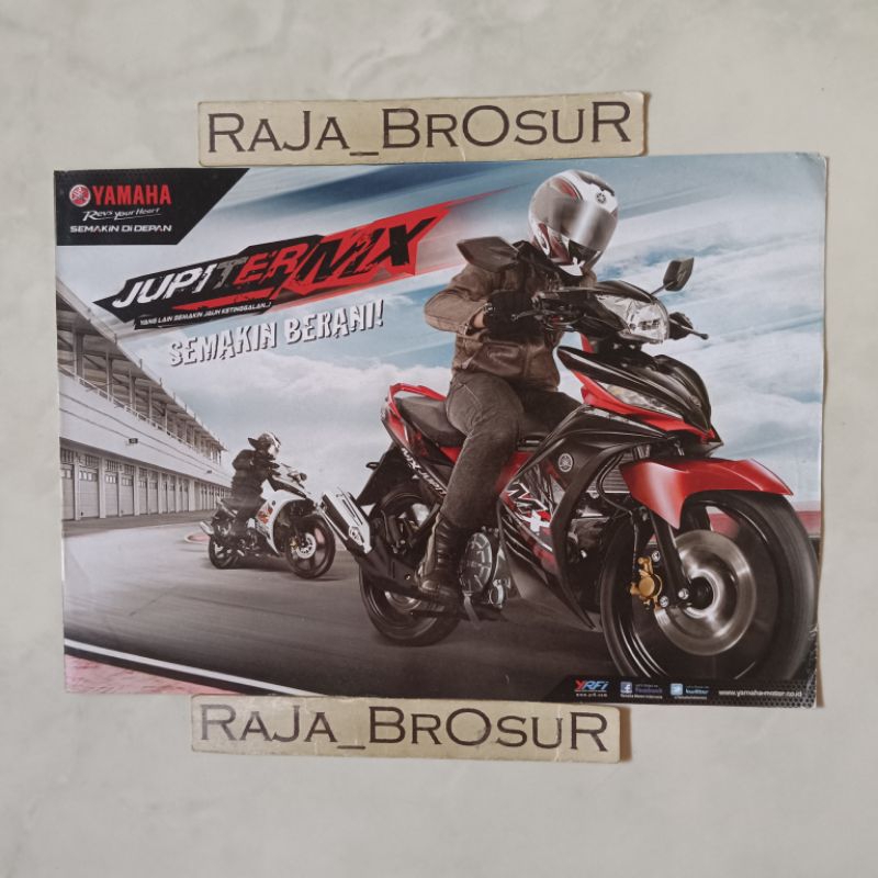 Poster brosur katalog leaflet Yamaha Jupiter MX 135 LC/Jupiter MX 135LC 2014