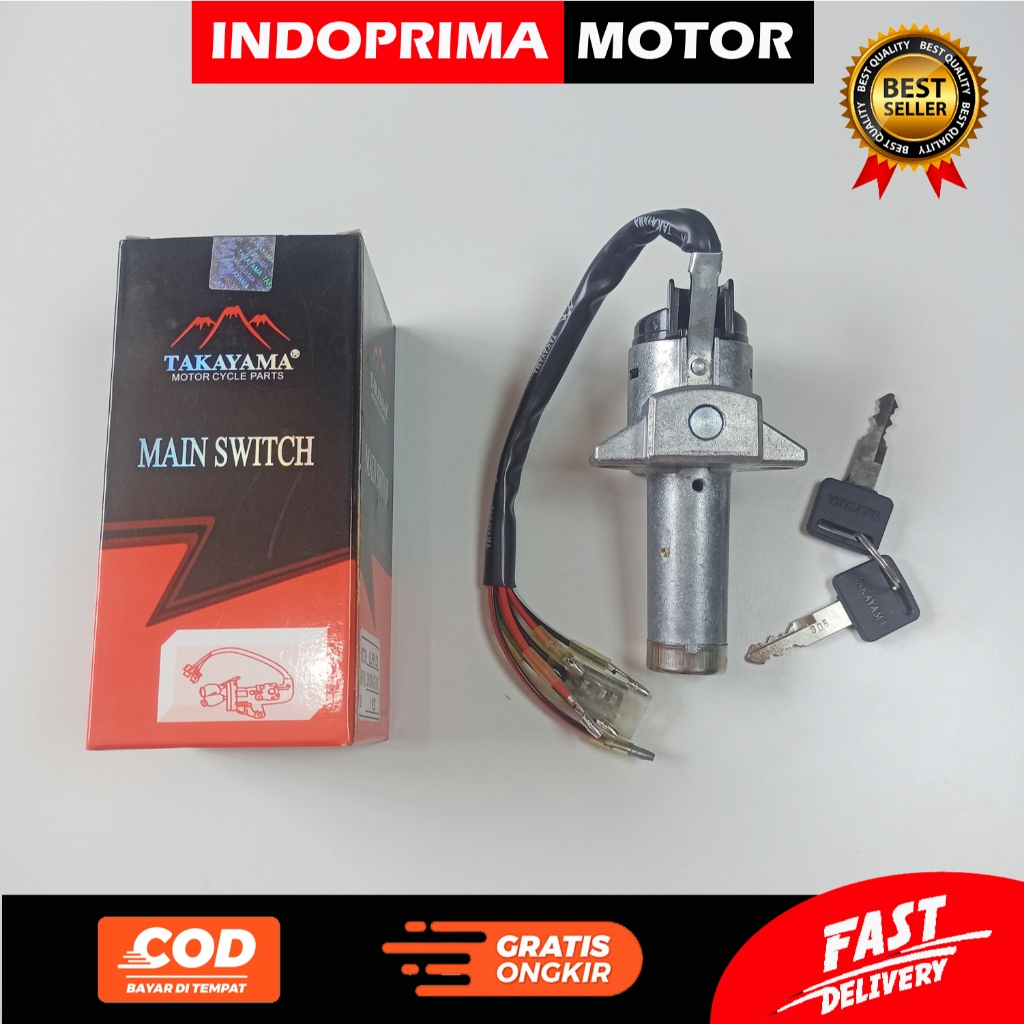 TAKAYAMA kunci kontak depan aja honda gl pro CDI kode part KG2-910