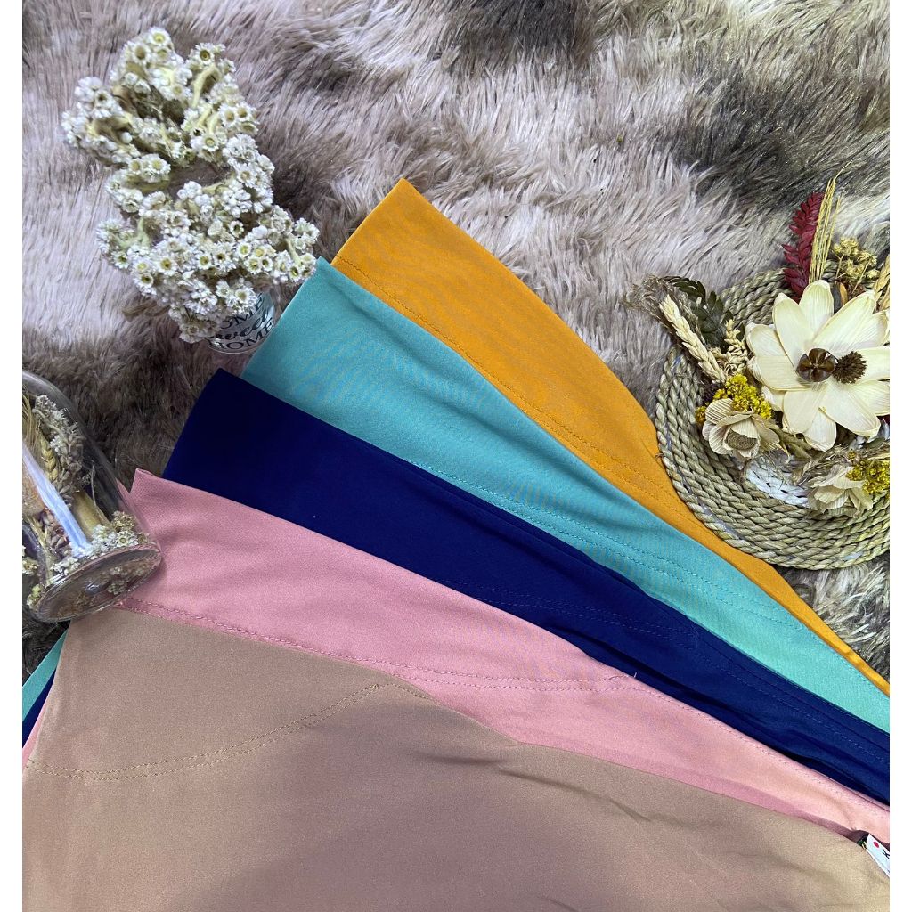 HIJAB INSTAN JERSEY MALAY TANPA PET TERBARU