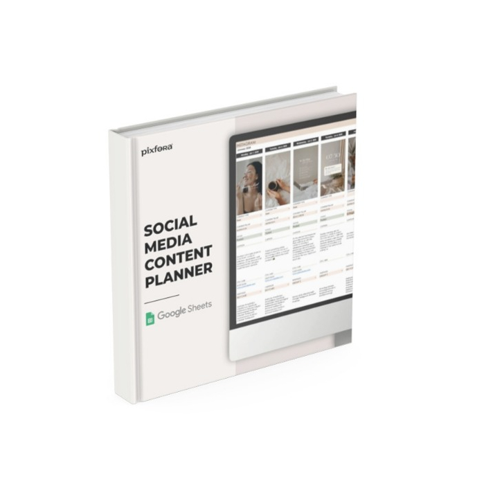 

Social Media Planner / Social Media Calendar / Google Sheet Template / Content Planner
