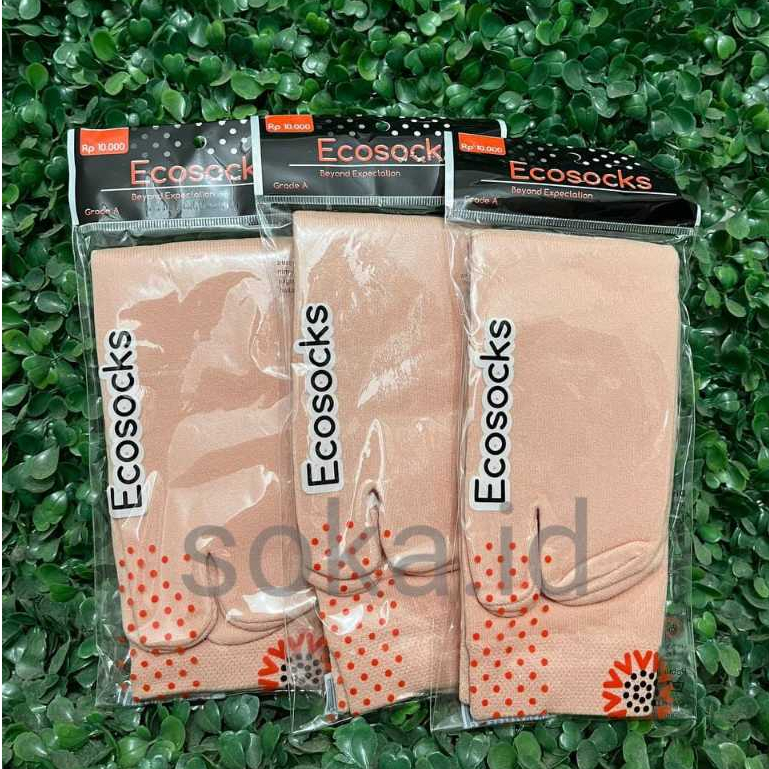 Kaos Kaki Ecosocks Skin Series dan Skin Telapak Hitam (Produk Reject/Cacat) - Kaos kaki Ecosocks Gra