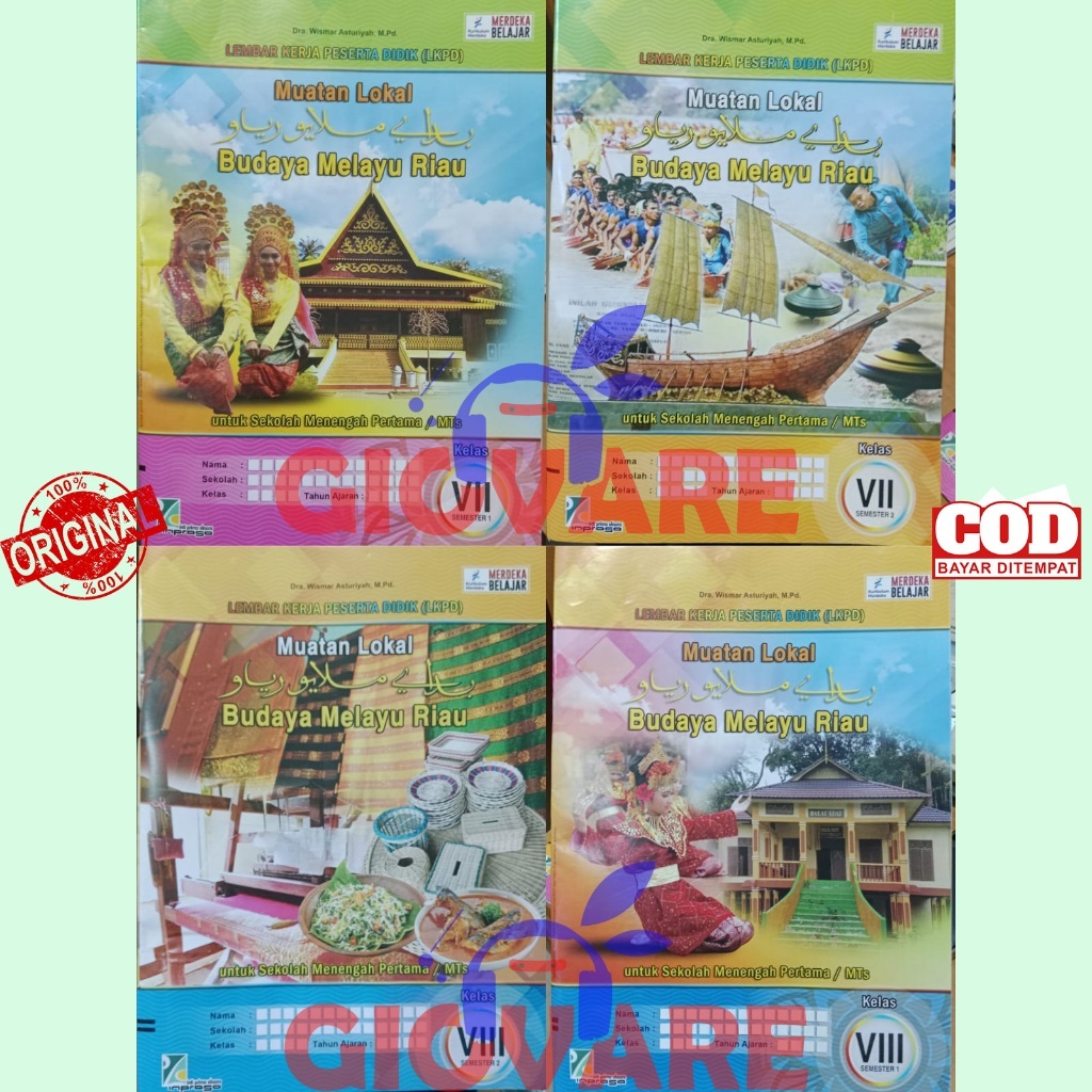 LKS BMR KELAS 7 8 9 KURIKULUM MERDEKA | LKS BUDAYA MELAYU RIAU KELAS 7 8 9 INPRASA KUMER