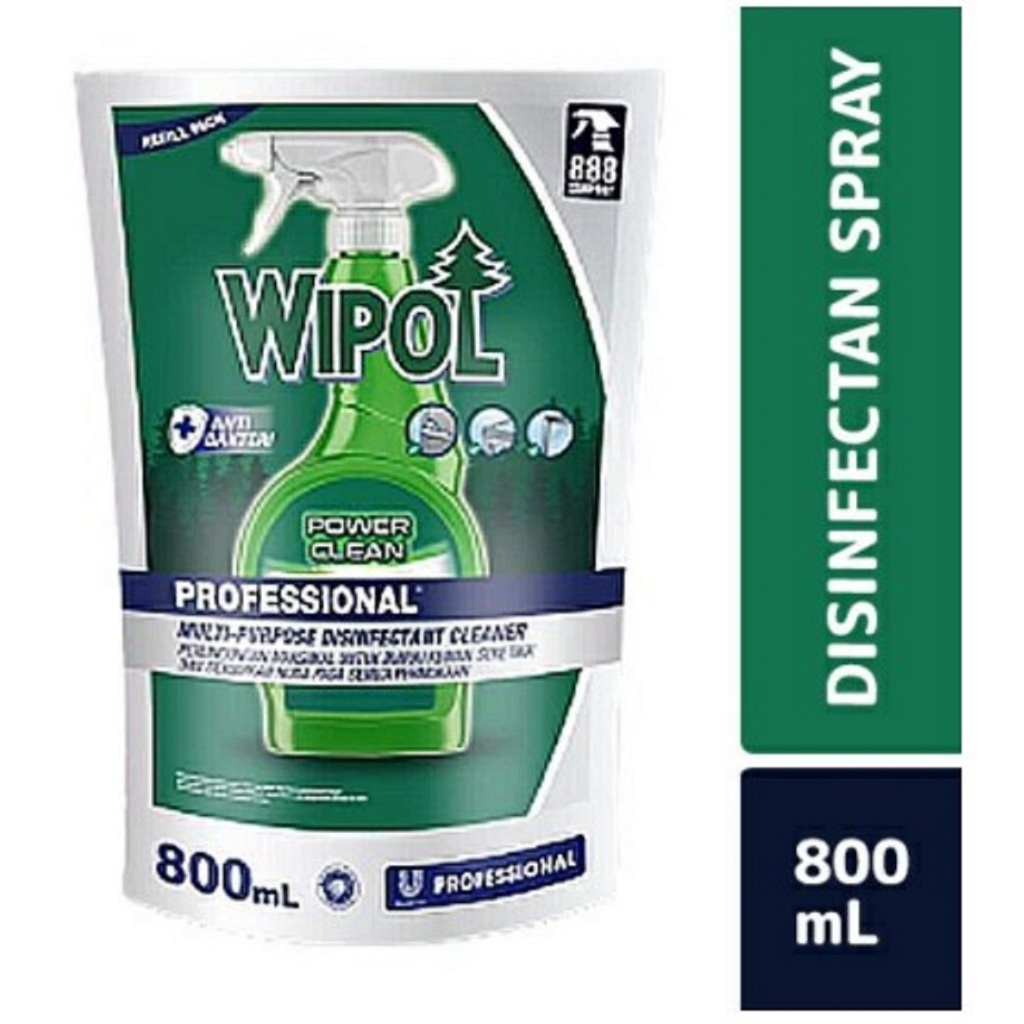 Wipol Disinfektan Professional Refill 800 Ml Anti Bacterial 999