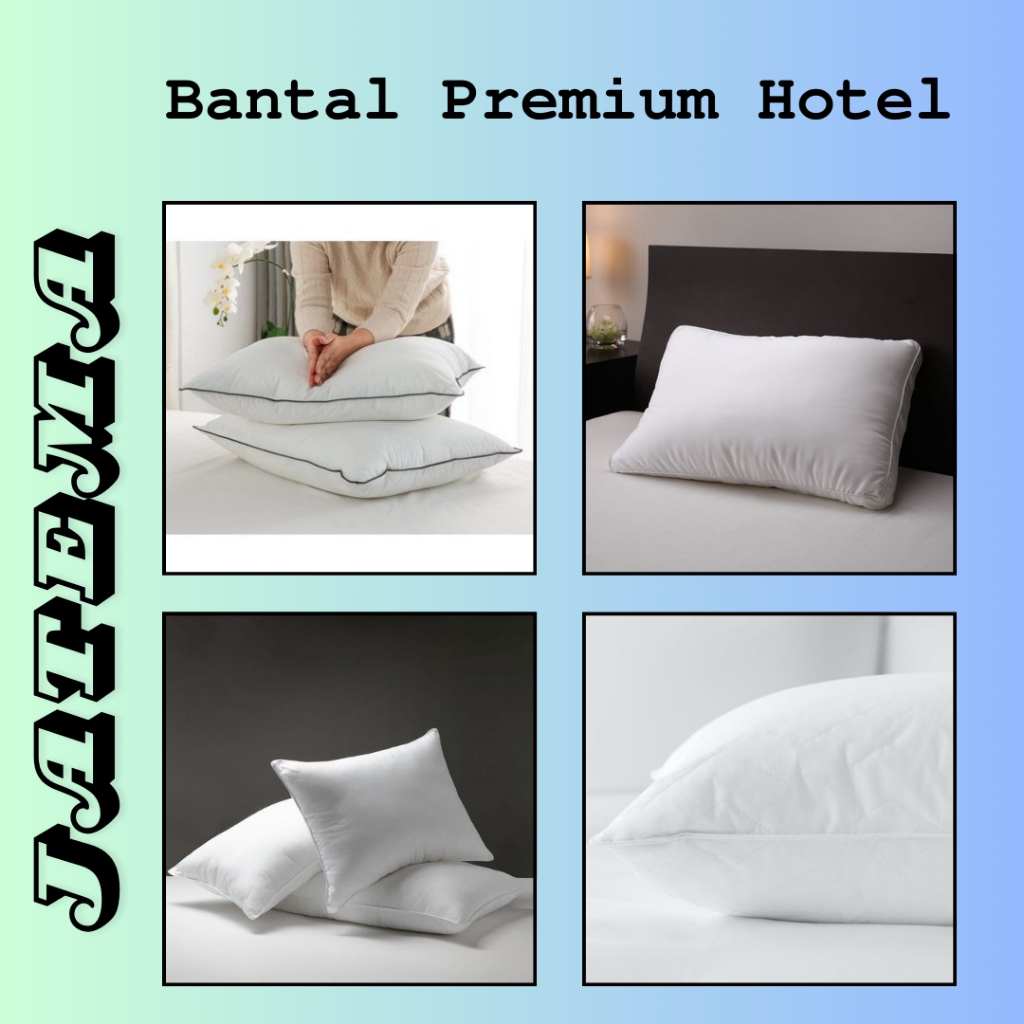 BANTAL TIDUR HOTEL PREMIUM KING KOIL (BULU ANGSA SINTETIS) JUMBO PREMIUM UK 50x70