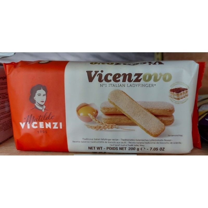

Biskuit Vicenzovo lady finger 200gr