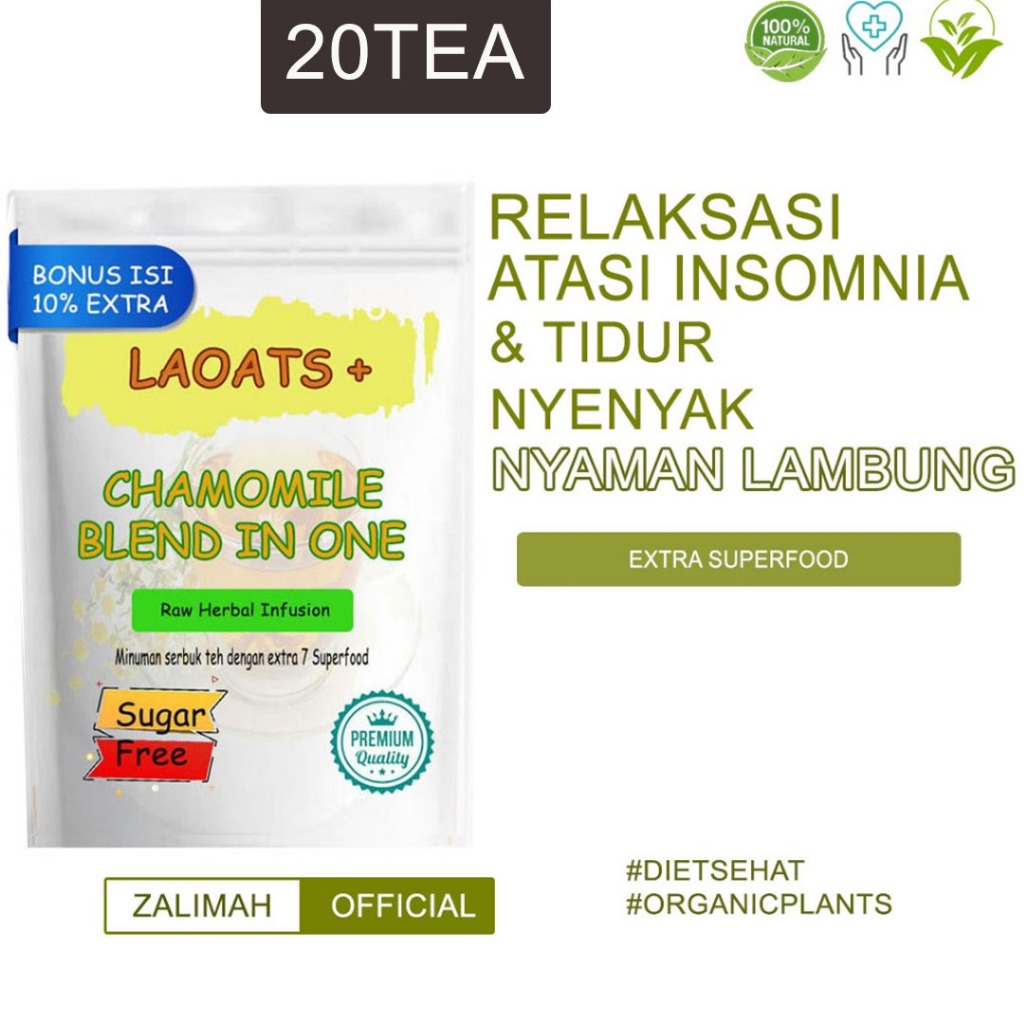 

Teh Camomile Chamomile Tea Celup Camomile Tea Penurun Berat Badan Pelangsing Badan Minuman Diet Sehat Asam Lambung Laoats