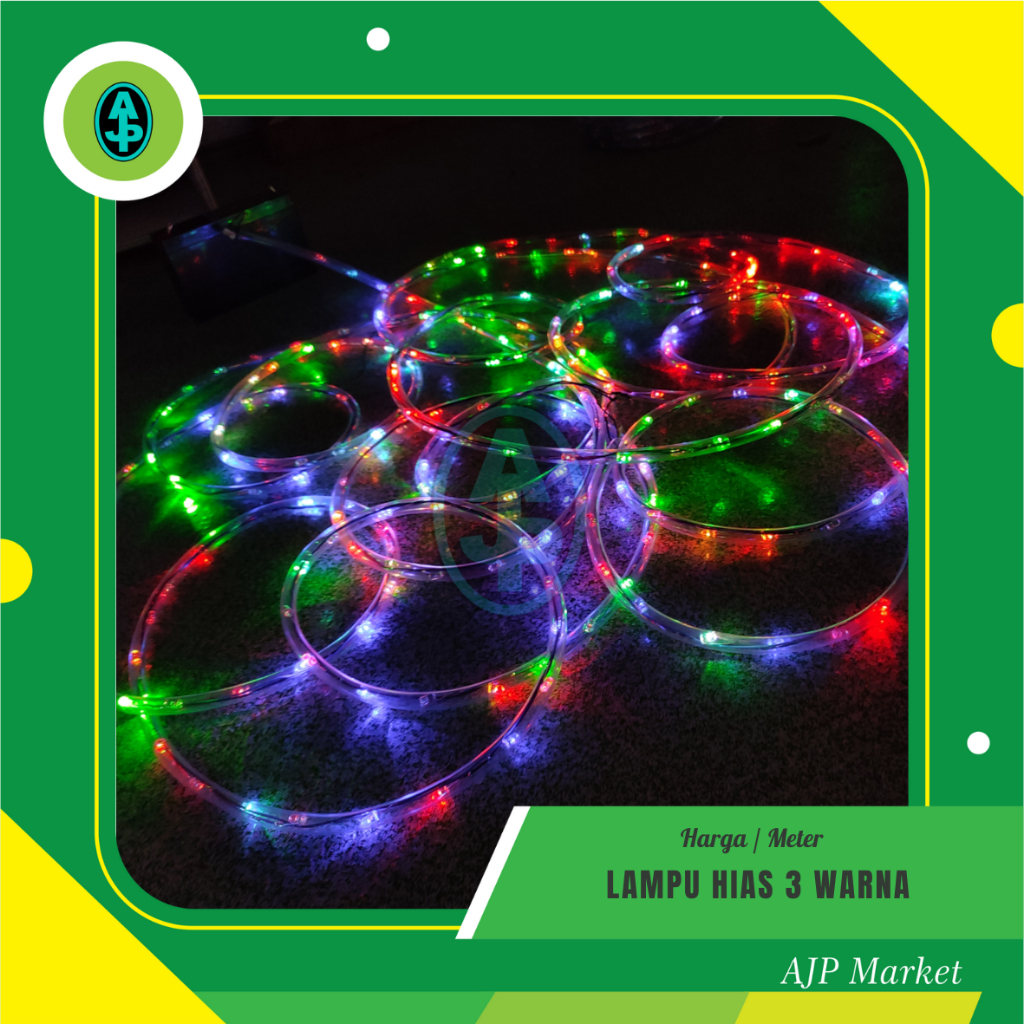 Lampu hias odong odong 3 warna DC AJP Grup