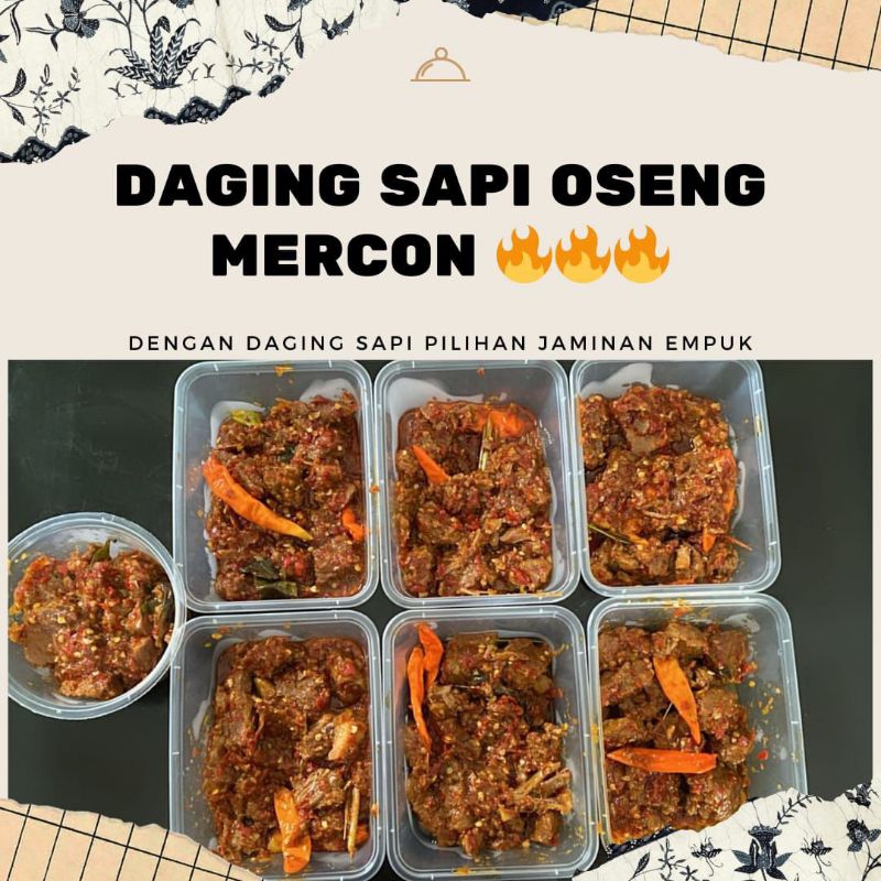 

DAGING SAPI OSENG MERCON