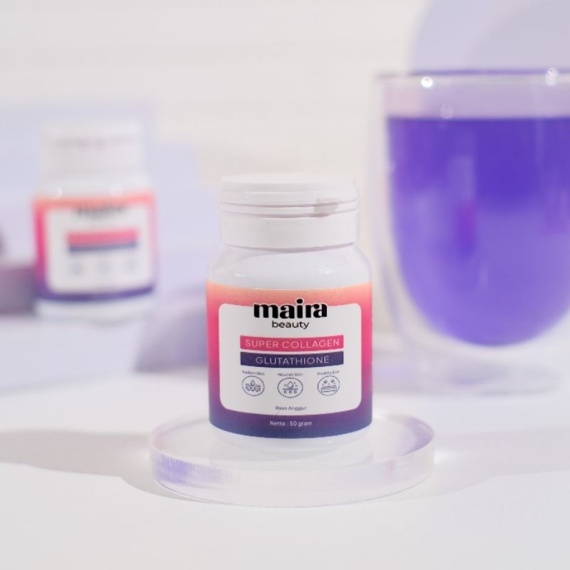 MAIRA BEAUTY || SUPER COLLAGEN DRINK Gluthatione,Mencerahkan