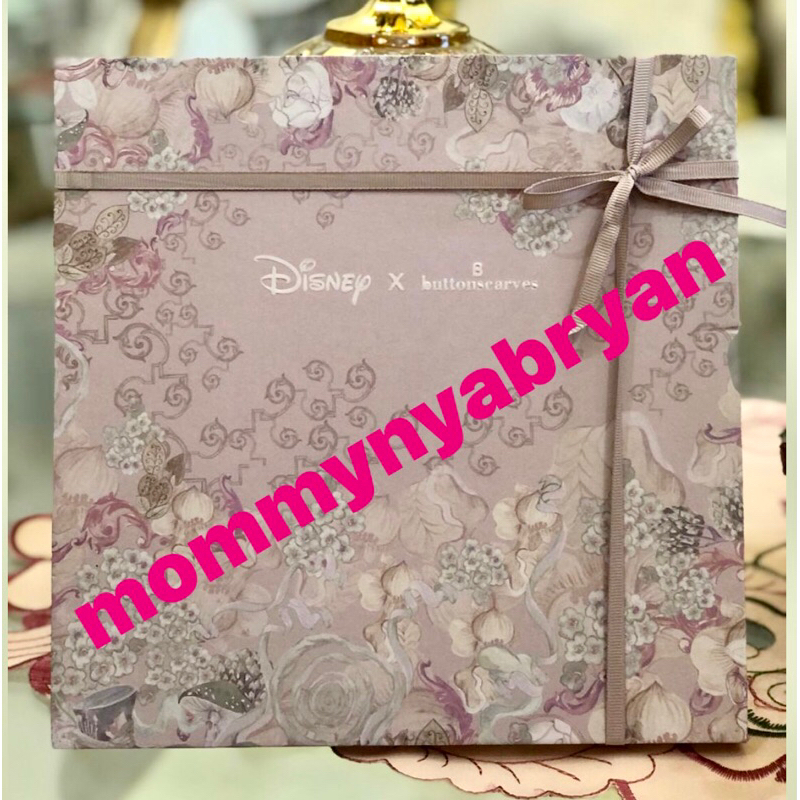 Buttonscarves Series The Wonderland -Mauve Rose New