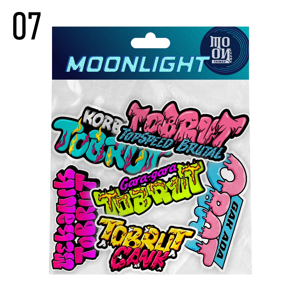 

STIKER PACK KATA-KATA VIRAL TOBRUT - MOONLight