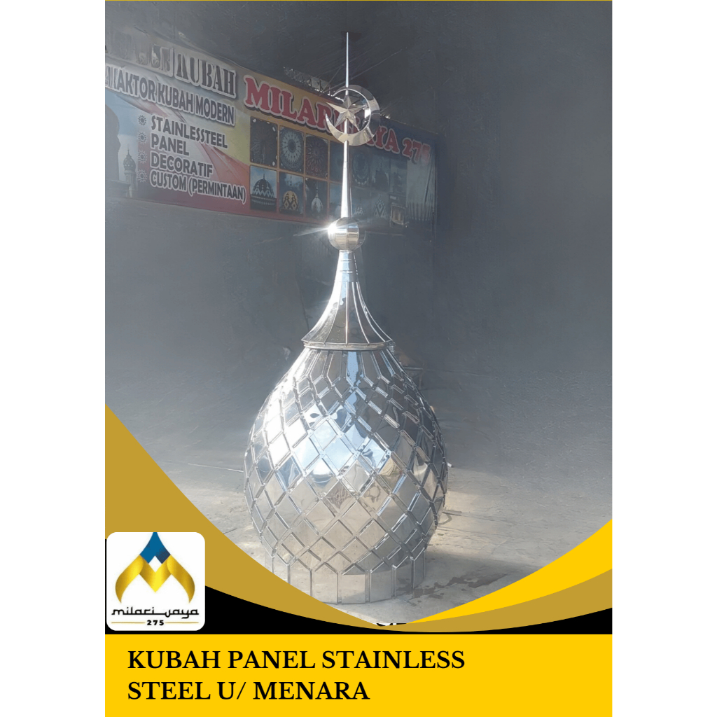 kubah Panel stainless #kubah panel #kubah menara #kubah mushala