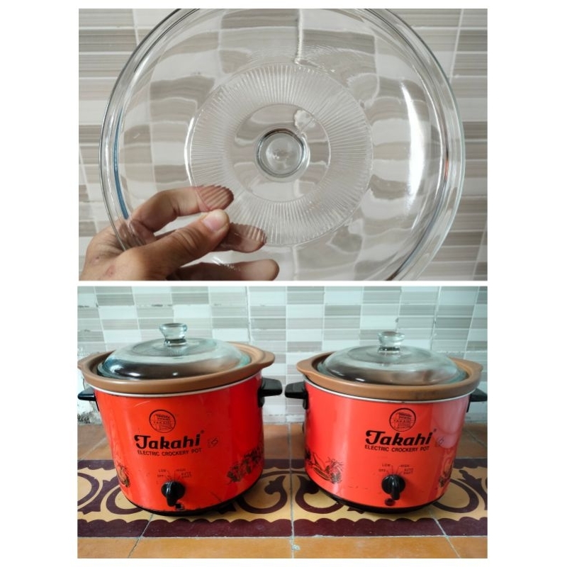 Tutup Kaca Untuk Slow Cooker Takahi 2,4 liter & 3,2 liter