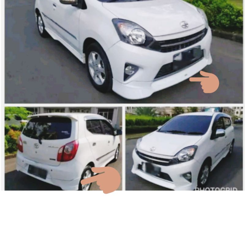 bodykit agya TRD tahun 2012 2015