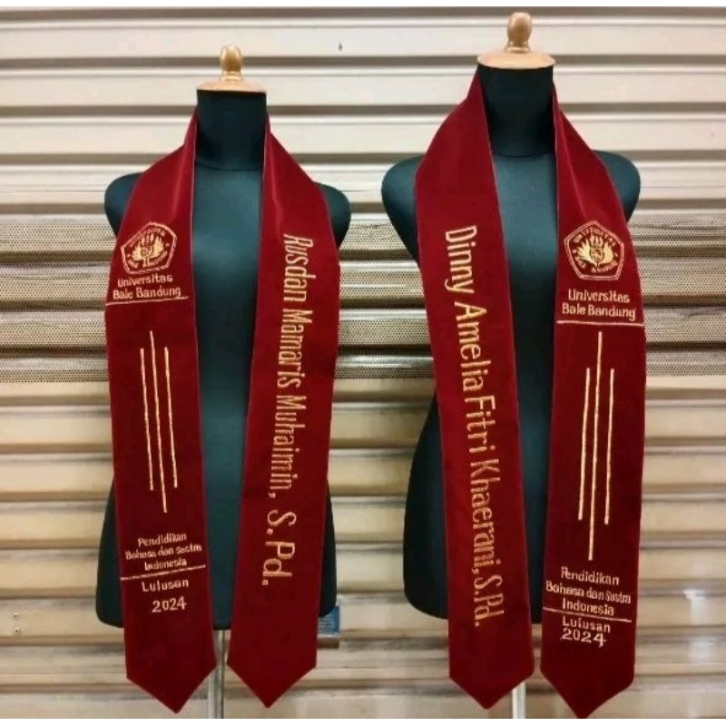 (1 hari jadi) selempangkalung wisuda, tahfidz,