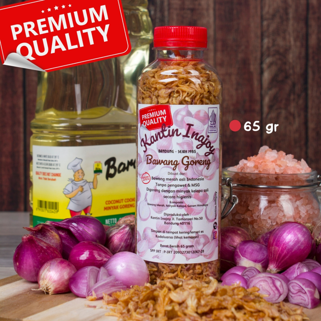 

Bawang Goreng Premium Quality Kantin Inajoy 65 Gram