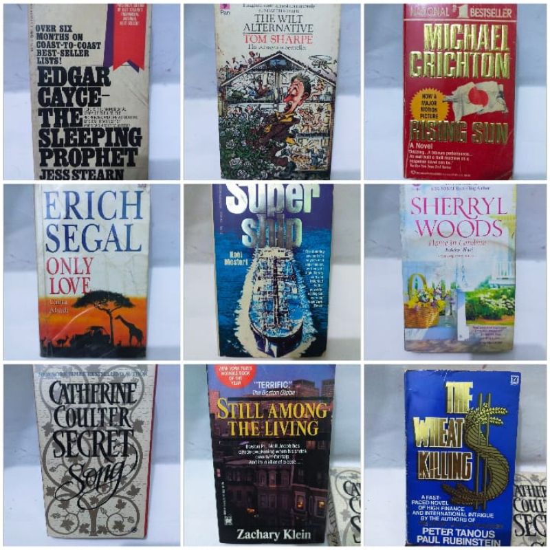 Novel murah the wheat killing. Super ship. only love. Edgar cayce The sleeping prophet. Secret song.