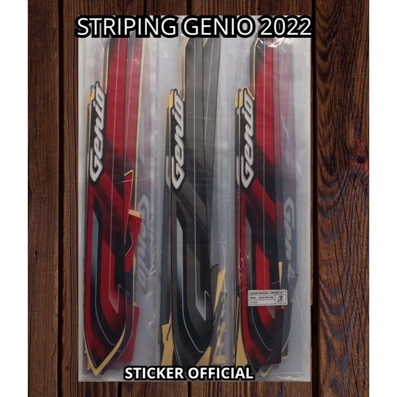 Sticker Striping Standar Motor Honda Genio 2022