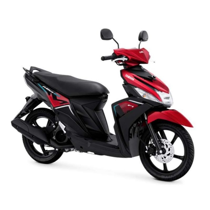 striping stiker polet yamaha mio m3 125 tahun 2022 warna hitam merah
