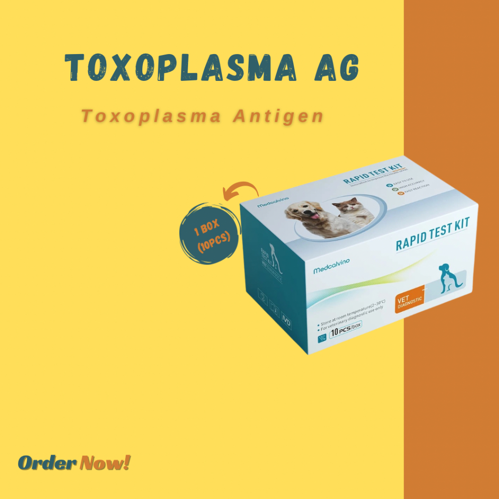 Test Kit Toxoplasma Ag - alat test virus kucing (1pcs)