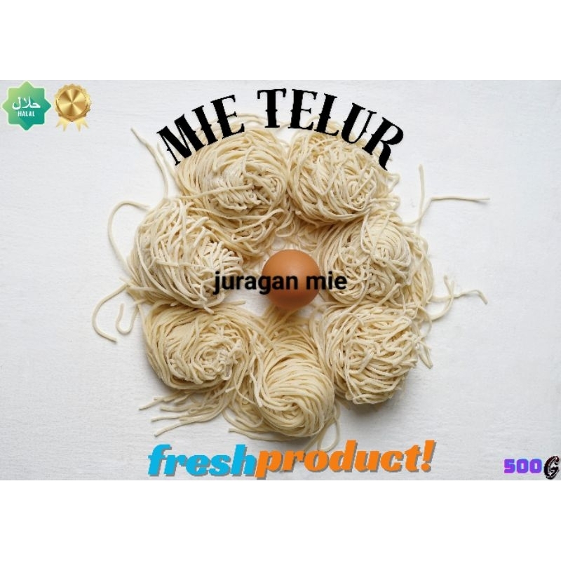 

Mie Premium Telur 500 G 7 gulung