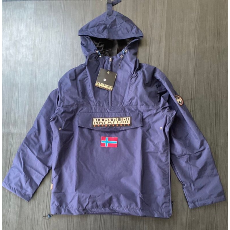 JAKET NAPAPIJRI NAVY ANTI AIR WATERPROOF