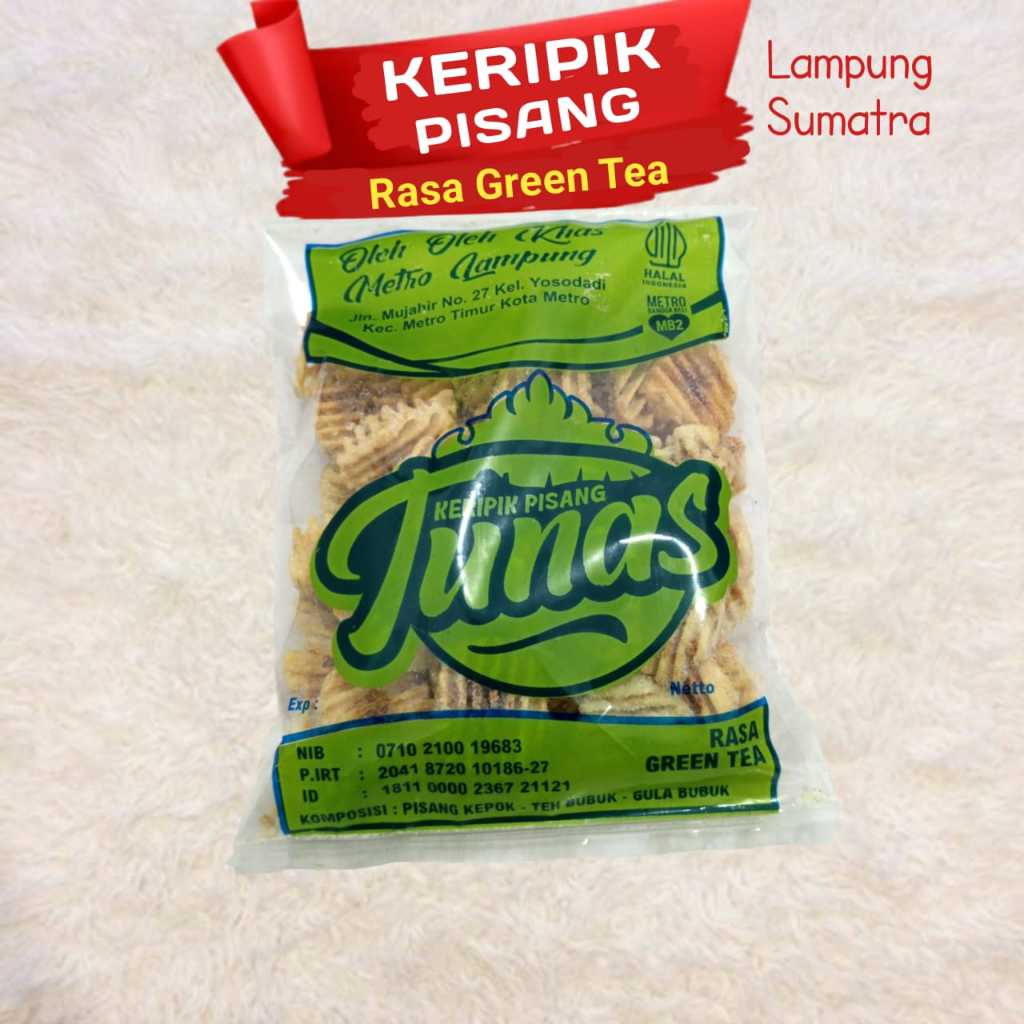 

Keripik Pisang Rasa Green Tea Khas Lampung Sumatra