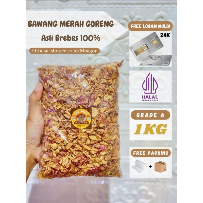 

Bawang Goreng 1 Kg Brebes Tanpa Campuran Renyah Kriuk