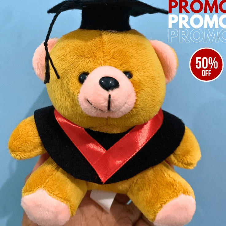 Termurah Boneka Bear Polosan  Kado Boneka Teddy Bear Wisuda Kecil Mini  Kado Souvenir Hampers Graduation