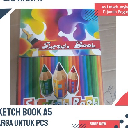 

CUCI GUDANG Buku gambar sketsa Sketch Book Kiky A5 5 Sheets